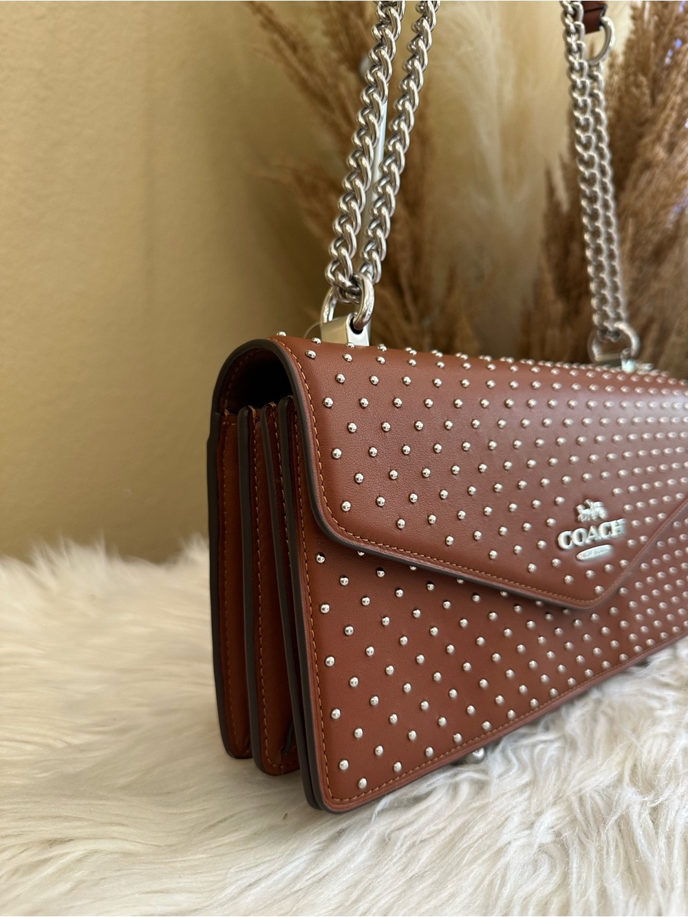 Coach Klare Envelope Crossbody Bag
With Rivets - Picture 5 of 16